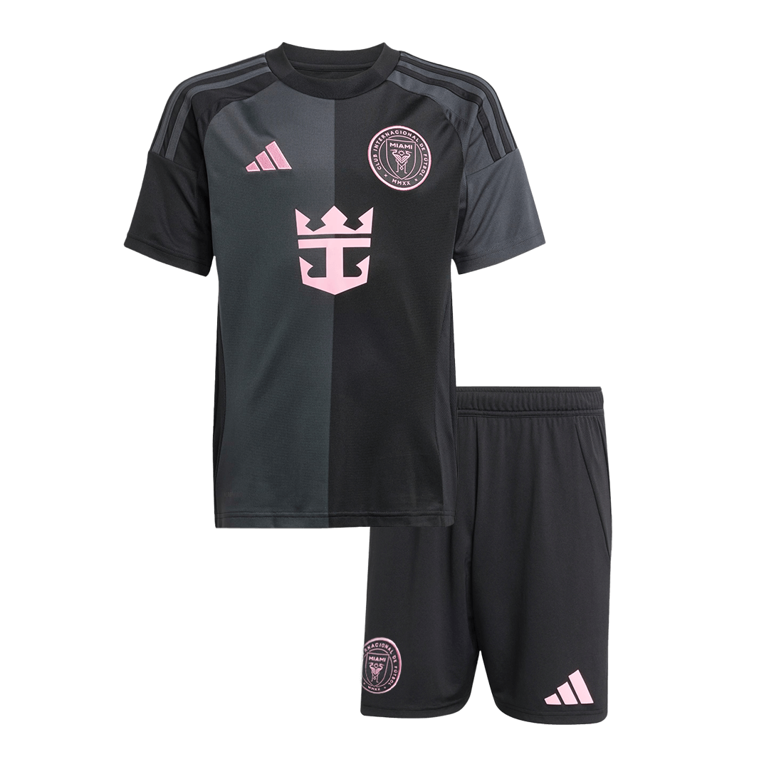 Kid's Inter Miami CF Away  Soccer Jersey Kit(Jersey+Shorts) 2025 Top Soccer Jerseys Store