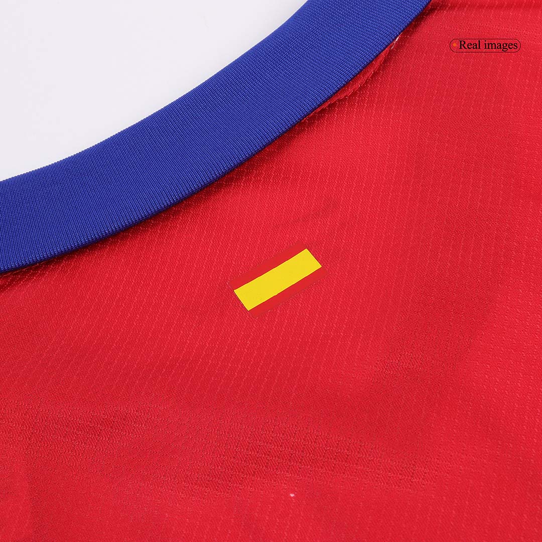Kid's Atletico Madrid Home  Soccer Jersey Kit(Jersey+Shorts+Socks) 2024/25 Top Soccer Jerseys Store