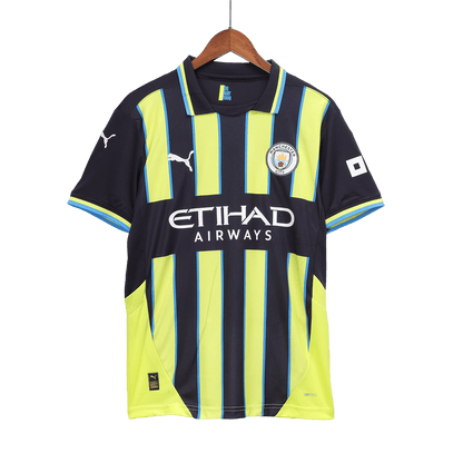 Manchester City Away  Soccer Jersey Kit(Jersey+Shorts) 2024/25 Top Soccer Jerseys Store