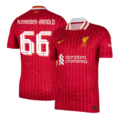 ALEXANDER-ARNOLD #66 Liverpool Home  Soccer Jersey 2024/25 - UCL Top Soccer Jerseys Store