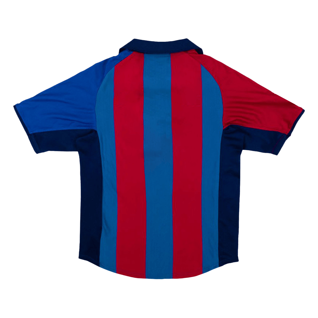 Retro 2001/02 Barcelona Home  Soccer Jersey Top Soccer Jerseys Store