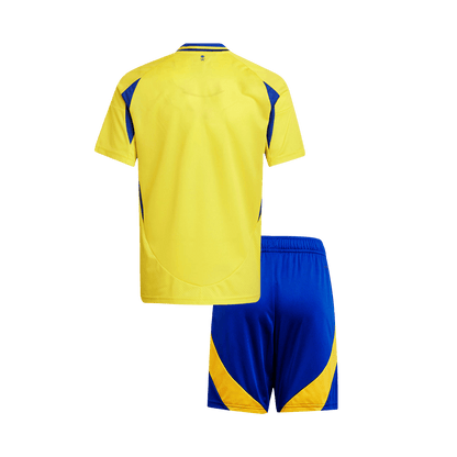 Kid's Al Nassr Home  Soccer Jersey Kit(Jersey+Shorts) 2024/25 Top Soccer Jerseys Store