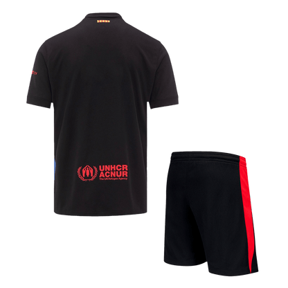 Barcelona Away  Soccer Jersey Kit(Jersey+Shorts) 2024/25 - Spotify Logo Without Text Top Soccer Jerseys Store