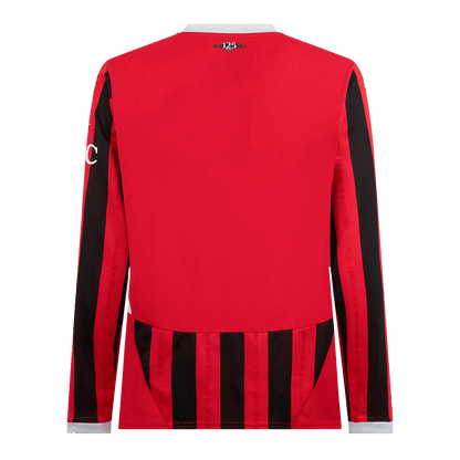 AC Milan Home Long Sleeve  Soccer Jersey 2024/25 Top Soccer Jerseys Store