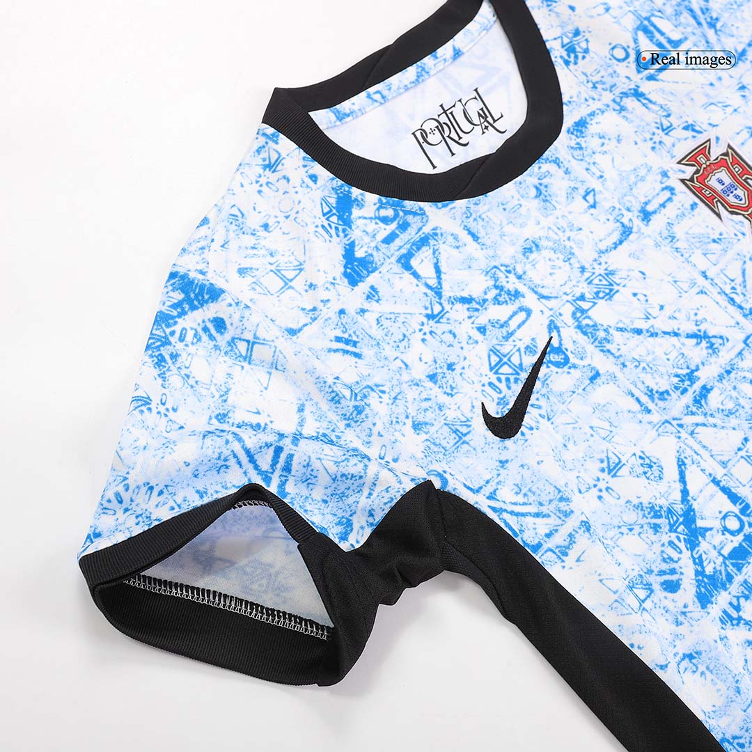 Kid's Portugal Away Jerseys Full Kit Euro 2024(Short+ Shorts+sock)