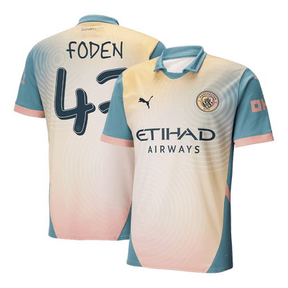 FODEN #47 Manchester City Fourth Away  Soccer Jersey 2024/25 - Definitely City Top Soccer Jerseys Store