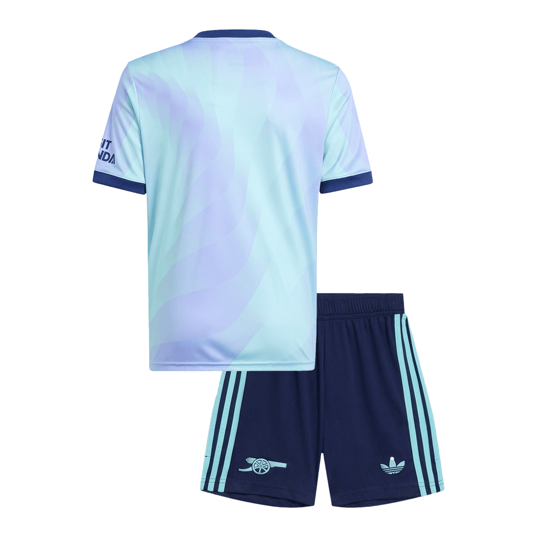 Kid's Arsenal Third Away  Soccer Jersey Kit(Jersey+Shorts) 2024/25 Top Soccer Jerseys Store