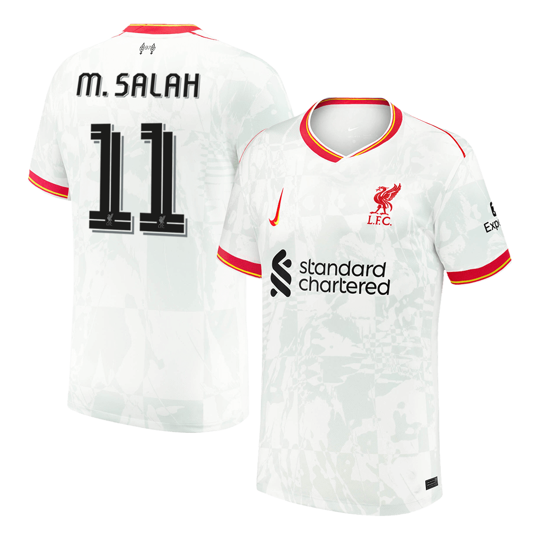 M.SALAH #11 Liverpool Third Away  Soccer Jersey 2024/25 - UCL Top Soccer Jerseys Store