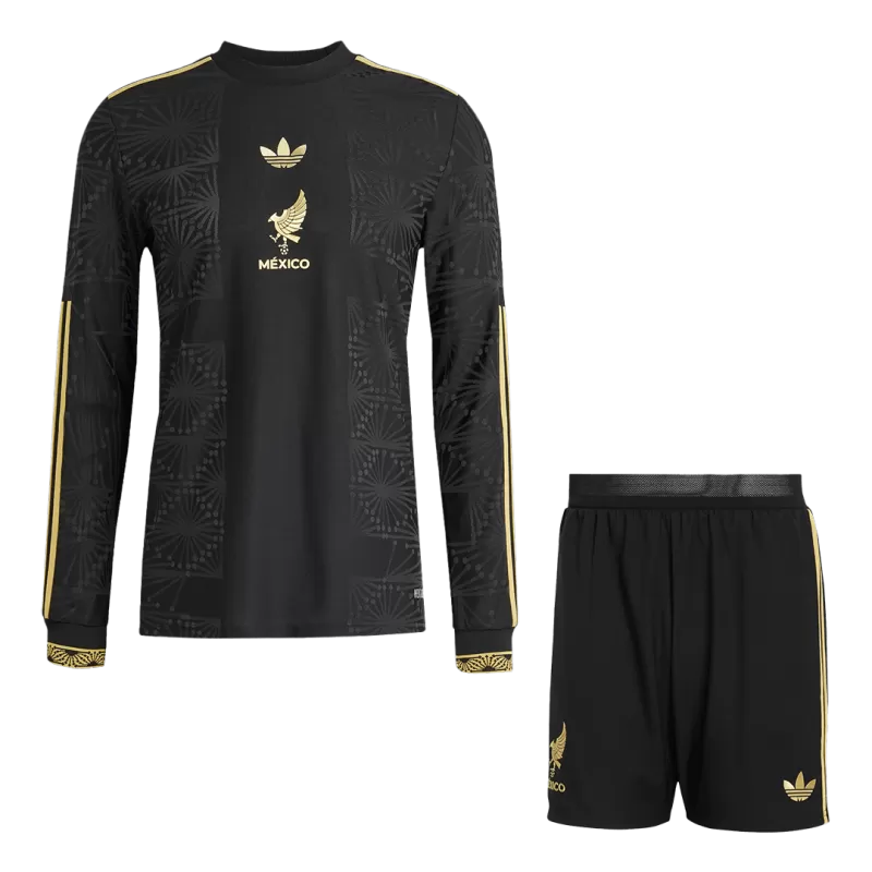 Player Version Mexico Third Away Long Sleeve Jerseys Kit 2025- Gold Cup
