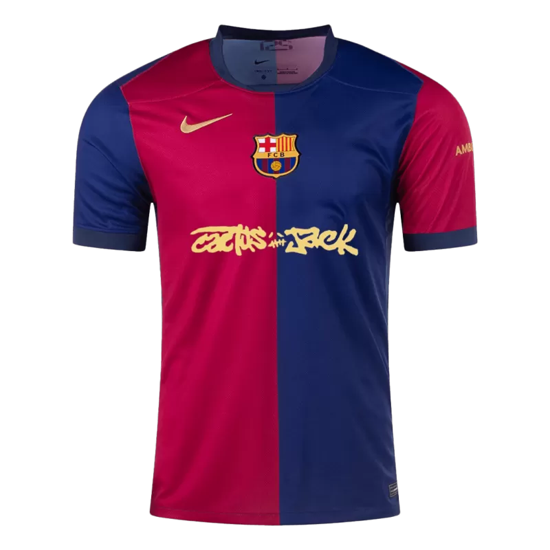 Barcelona X Travis Scott Home Soccer Jersey 2024/25 Limited Edition