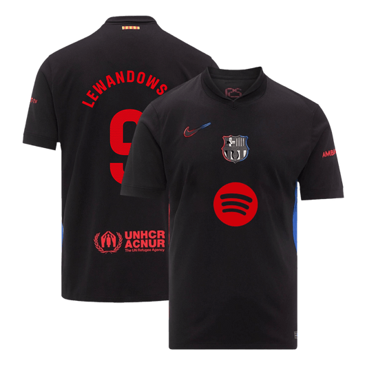 LEWANDOWSKI #9 Barcelona Away  Soccer Jersey 2024/25 Top Soccer Jerseys Store