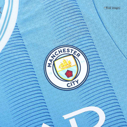 Player Version Manchester City Home  Soccer Jersey 2023/24 Top Soccer Jerseys Store