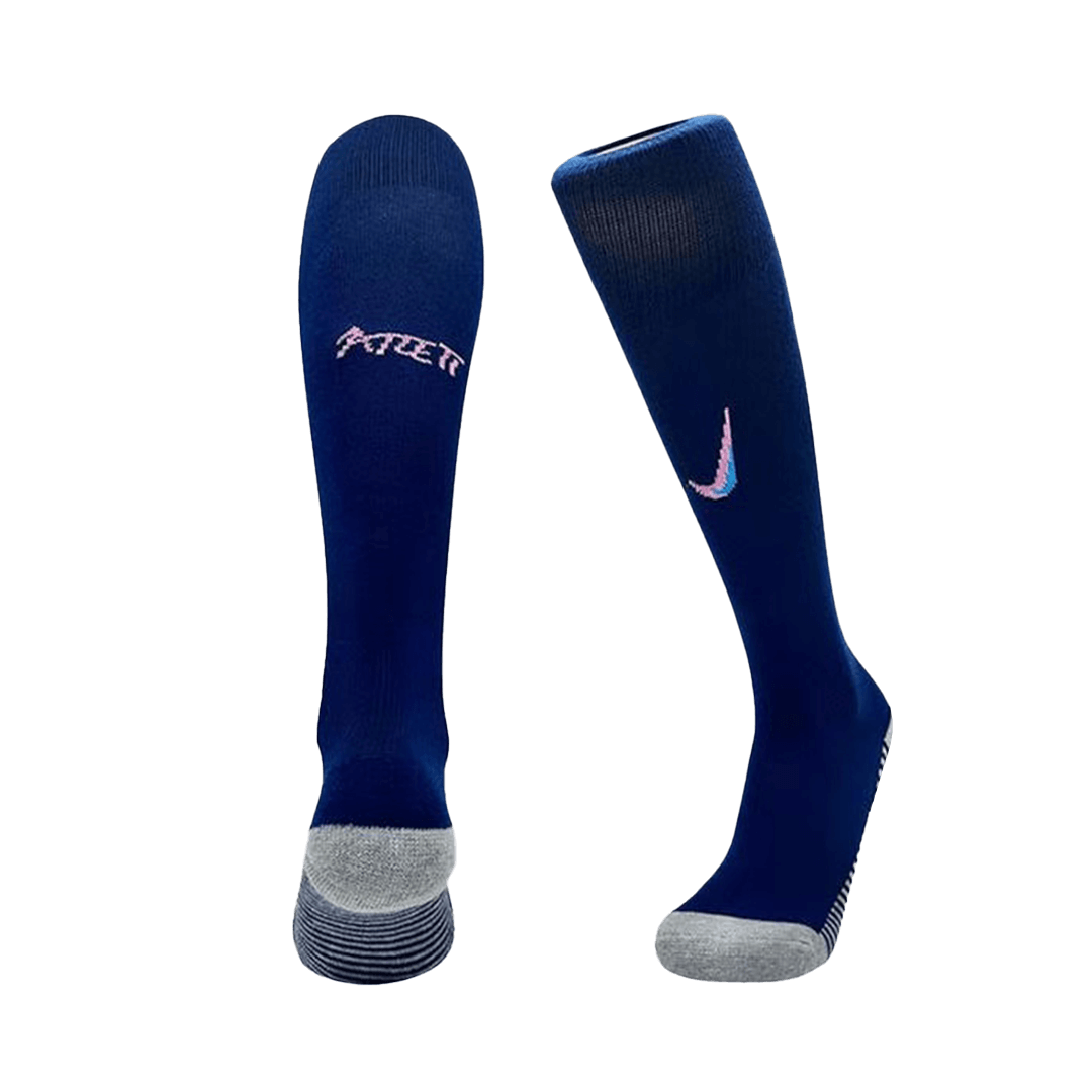 Kid's Atletico Madrid Third Away Soccer Socks 2024/25 Top Soccer Jerseys Store