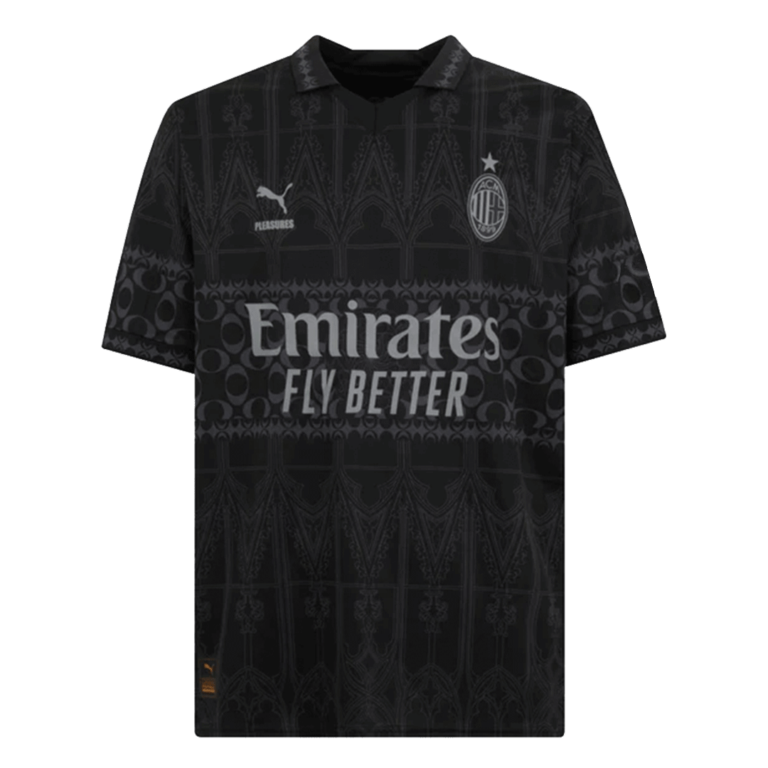 AC Milan X Pleasures Fourth Away  Soccer Jersey 2023/24 Top Soccer Jerseys Store