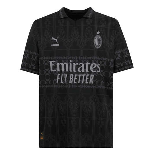 AC Milan X Pleasures Fourth Away  Soccer Jersey 2023/24 Top Soccer Jerseys Store