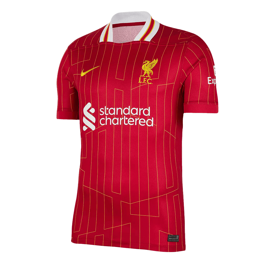 Luis Díaz #7 Liverpool Home  Soccer Jersey 2024/25 Top Soccer Jerseys Store