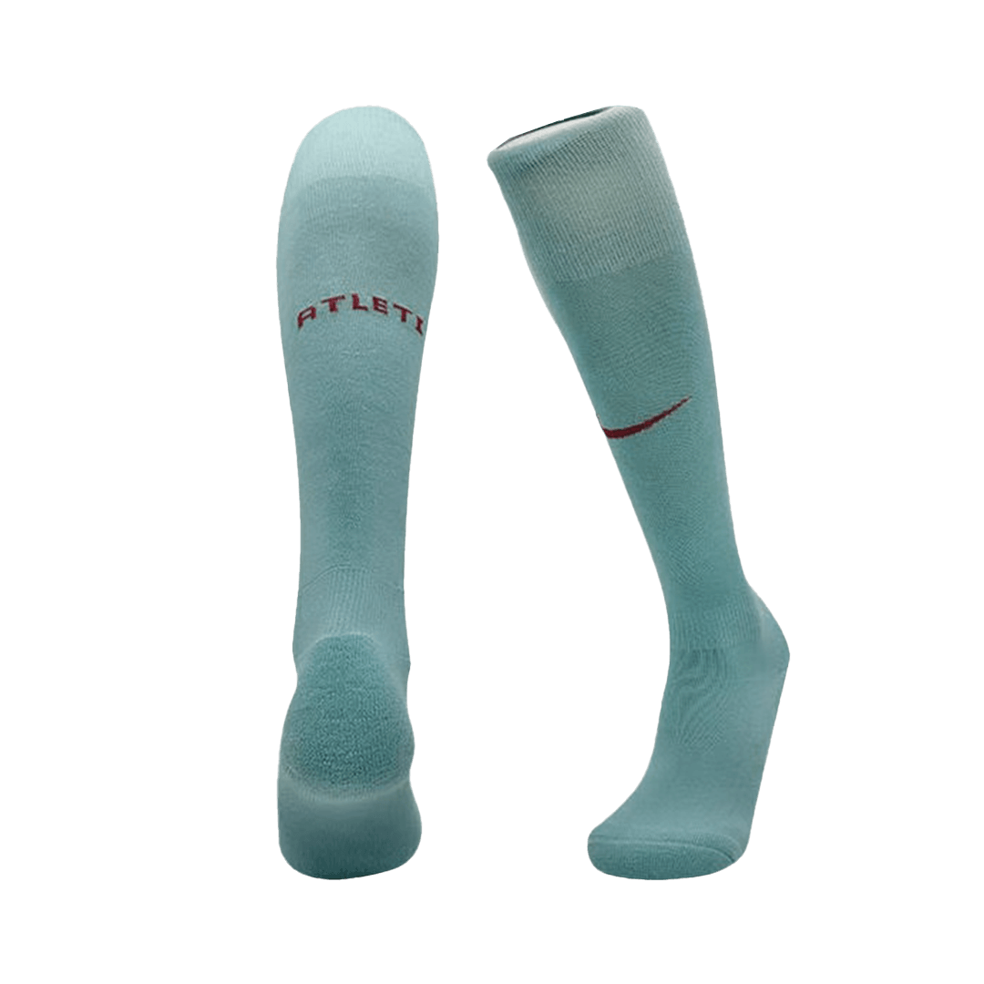 Kid's Atletico Madrid Away  Soccer Jersey Kit(Jersey+Shorts+Socks) 2024/25 Top Soccer Jerseys Store