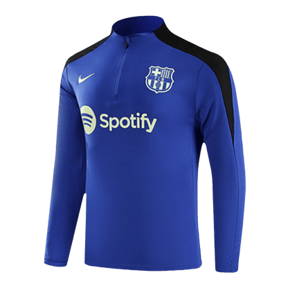 Barcelona Zipper Sweatshirt Kit(Top+Pants) 2024/25 Top Soccer Jerseys Store