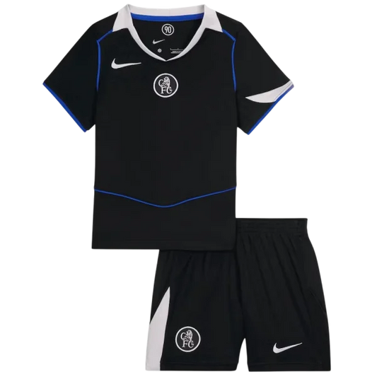 Kid's Chelsea Third Away Soccer Jersey Kit(Jersey+Shorts) 2025/26