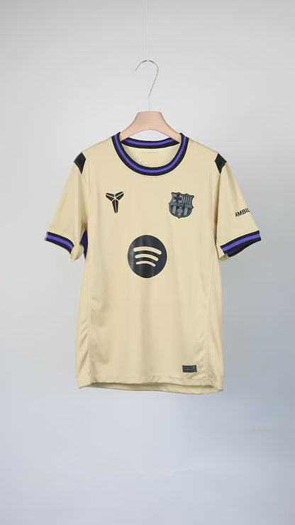 Barcelona Away Soccer Jersey Kit(Jersey+Shorts+Socks) 2025/26