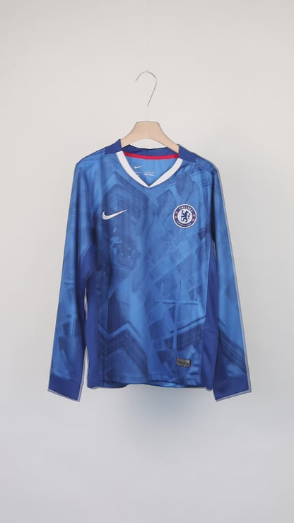 Chelsea Home Long Sleeve Soccer Jersey 2025/26