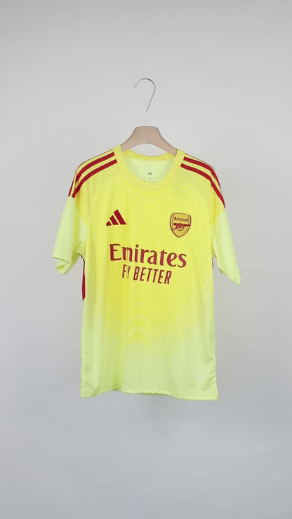 Arsenal Goalkeeper Soccer Jersey 2025/26 Yellow