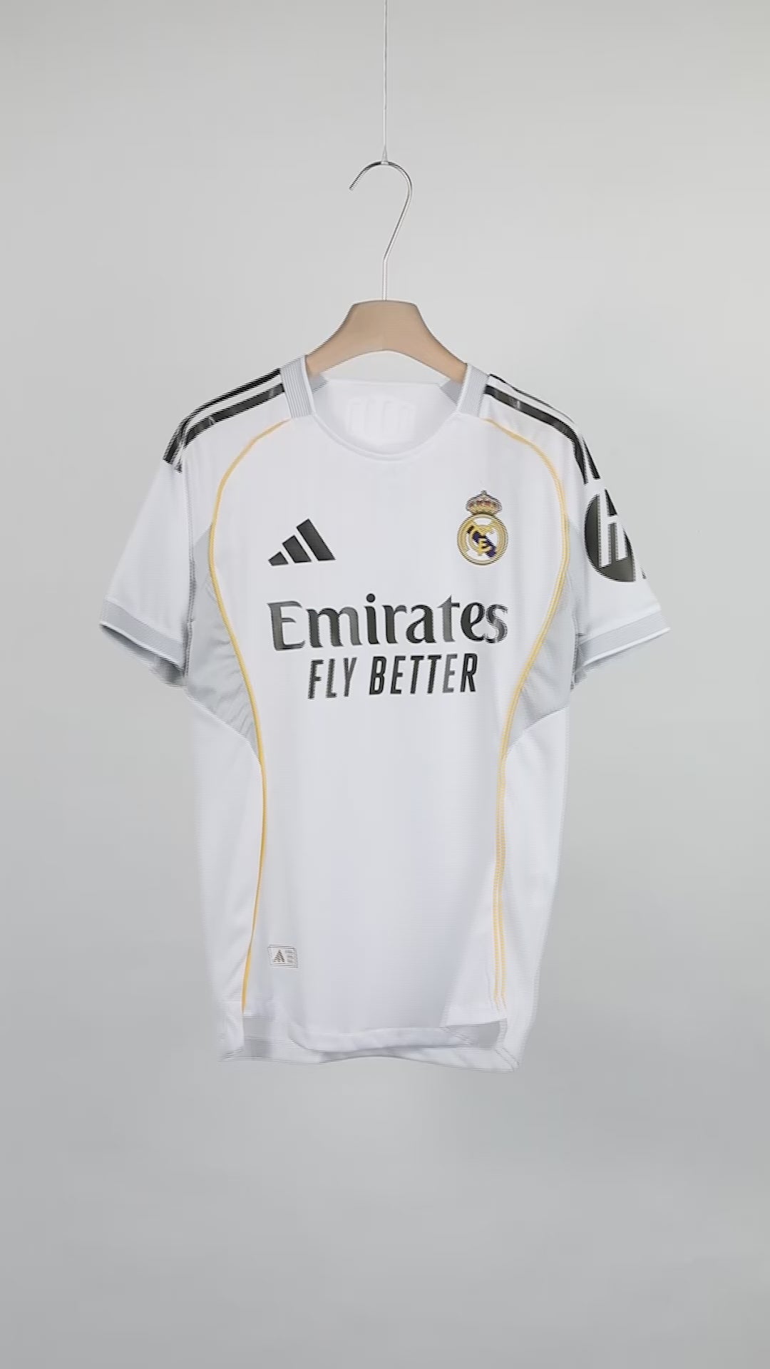 Player Version Real Madrid Home Soccer Jersey 2025/26