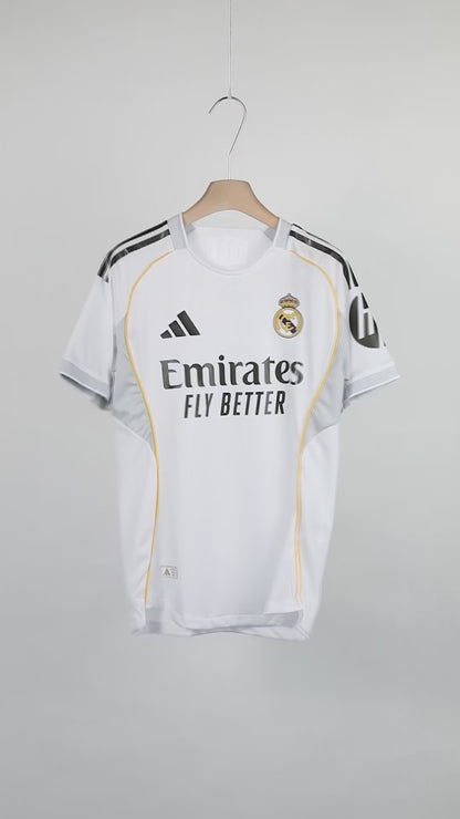 Player Version Real Madrid Home Soccer Jersey 2025/26