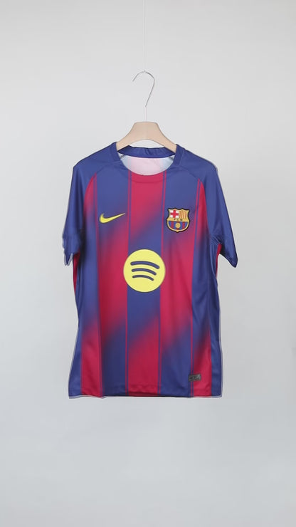 Barcelona Home Soccer Jersey Kit(Jersey+Shorts) 2025/26